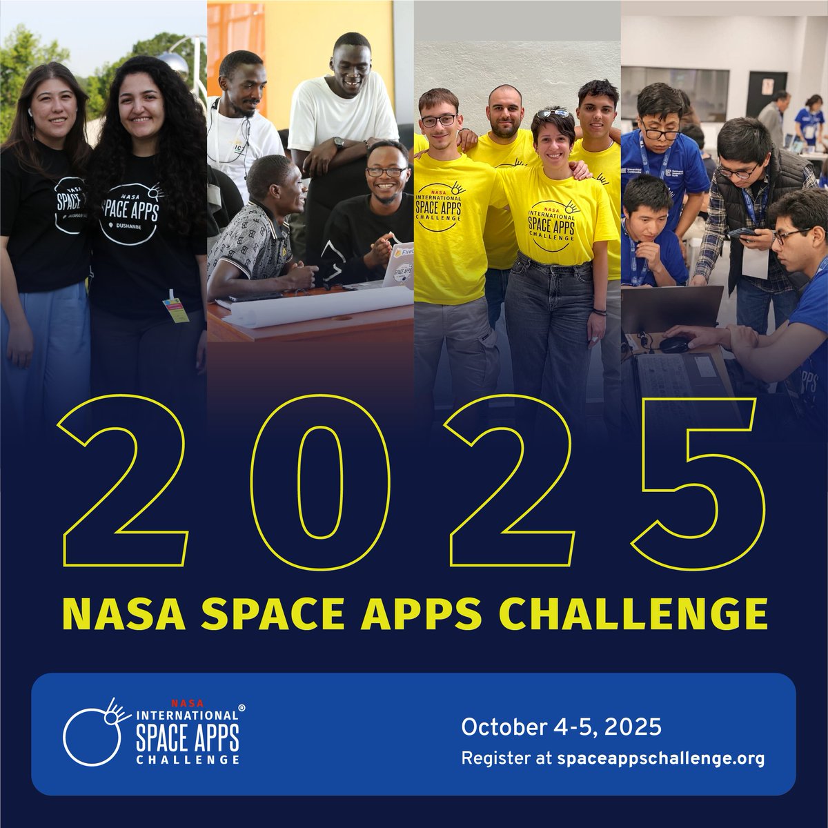 NASA's Glenn Research Center (@nasaglenn) on Twitter photo We need your ideas! Join the NASA <a href="/SpaceApps/">NASA International Space Apps Challenge</a> Challenge on Oct. 4-5. ✨
During the largest annual global hackathon, use data from <a href="/NASA/">NASA</a> and Space Agency Partners to address challenges we face on Earth and in space, learn skills to succeed in STEM fields, and lead your community We need your ideas! Join the NASA <a href="/SpaceApps/">NASA International Space Apps Challenge</a> Challenge on Oct. 4-5. ✨
During the largest annual global hackathon, use data from <a href="/NASA/">NASA</a> and Space Agency Partners to address challenges we face on Earth and in space, learn skills to succeed in STEM fields, and lead your community