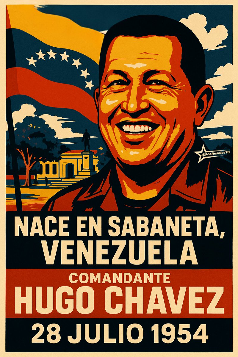 Francisco Rosales 🇳🇮 (@fcorosales78) on Twitter photo Hoy #28Julio conmemoramos el 71 Aniversario del Natalicio del Comandante Hugo Chávez Frías. #ChavezVive en su legado de dignidad, de libertad en toda América Latina.
#TodosSomosDaniel
<a href="/Amanecerabz/">#TodosSomosDaniel🇳🇮Amanecerabz</a> <a href="/Atego16/">@🅰🆃🅴🅶🅾 🇳🇮</a> <a href="/corpav_m/">Carnitas Sandinista ❤🖤❤🇳🇮</a> <a href="/jcsankings/">Juan Carlos Sánchez</a> <a href="/Elleon19julio79/">El León</a> <a href="/istamati/">☀️𝐈 𝐒 𝐓 𝐀 𝐌 𝐀 𝐓 𝐈 🌼🇳🇮🇳🇮</a> <a href="/RDRFSLN_/">RDRFSLN_🇳🇮❤🖤</a> <a href="/esbeltania/">Esbeltania</a> Hoy #28Julio conmemoramos el 71 Aniversario del Natalicio del Comandante Hugo Chávez Frías. #ChavezVive en su legado de dignidad, de libertad en toda América Latina.
#TodosSomosDaniel
<a href="/Amanecerabz/">#TodosSomosDaniel🇳🇮Amanecerabz</a> <a href="/Atego16/">@🅰🆃🅴🅶🅾 🇳🇮</a> <a href="/corpav_m/">Carnitas Sandinista ❤🖤❤🇳🇮</a> <a href="/jcsankings/">Juan Carlos Sánchez</a> <a href="/Elleon19julio79/">El León</a> <a href="/istamati/">☀️𝐈 𝐒 𝐓 𝐀 𝐌 𝐀 𝐓 𝐈 🌼🇳🇮🇳🇮</a> <a href="/RDRFSLN_/">RDRFSLN_🇳🇮❤🖤</a> <a href="/esbeltania/">Esbeltania</a>
