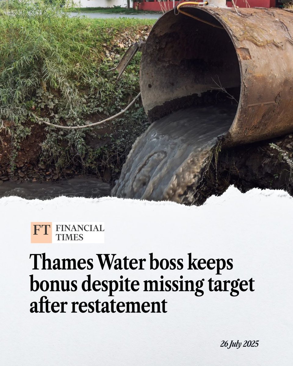It’s outrageous that water company executives are pocketing excessive bonuses while families face soaring bills and our rivers are choked with pollution.

Liberal Democrats will keep fighting for a stronger regulator with teeth that puts the public and environment first.