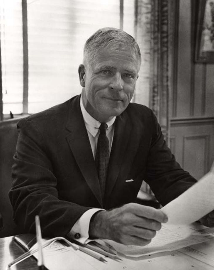 #RollinsCollege President Hugh McKean ’30 ‘72H was born #onthisday 1908! You can read about his golden personality thanks to Prof. Denise K. Cummings and the Rhea Marsh and Dorothy Lockhart Smith Winter Park History Research Grant. Link in our bio.