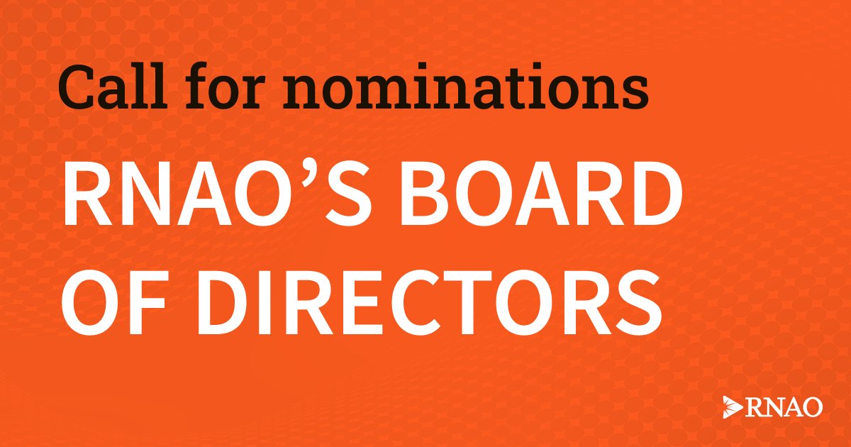 RNAO (@rnao) on Twitter photo RNAO is looking for a talented nurse leader to join its board of directors for 2025-2027!
Interested? Submit your nominations today & shape the future of your association.
Nominations due by Aug. 8: MyRNAO.ca/myrnao.ca/surv…
<a href="/LhamoDolkar2023/">Lhamo Dolkar</a> <a href="/SueLeBeau1/">Sue LeBeau</a> <a href="/DorisGrinspun/">Dr. Doris Grinspun 🇨🇦 RN, PhD, FAAN, O.ONT</a> RNAO is looking for a talented nurse leader to join its board of directors for 2025-2027!
Interested? Submit your nominations today & shape the future of your association.
Nominations due by Aug. 8: MyRNAO.ca/myrnao.ca/surv…
<a href="/LhamoDolkar2023/">Lhamo Dolkar</a> <a href="/SueLeBeau1/">Sue LeBeau</a> <a href="/DorisGrinspun/">Dr. Doris Grinspun 🇨🇦 RN, PhD, FAAN, O.ONT</a>