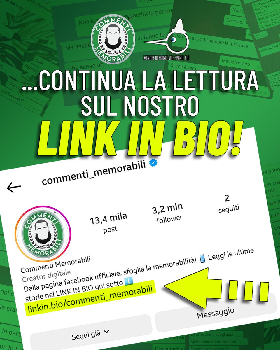 CM_Memorabili's tweet image. [SPUNTEBLU MEMORABILI] La sorella segreta.

Leggete la storia completa nel LINK IN BIO 😜
l8r.it/rgFA

#commentimemorabili #continuatevoi #linkinbio #spunteblu #spunteblumemorabili