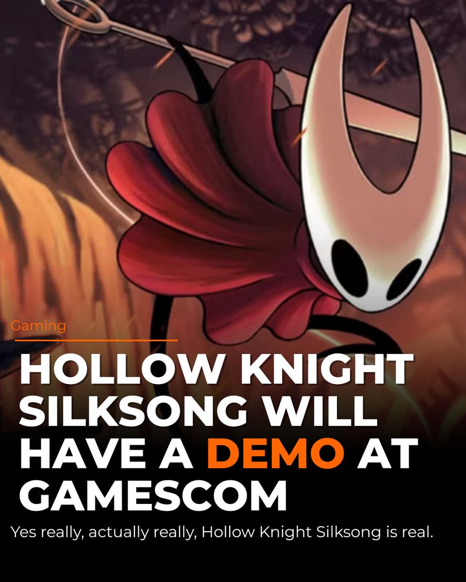 thegamerwebsite's tweet image. Xbox has casually confirmed that some of us will be able to play Hollow Knight: Silksong in just a few weeks. bit.ly/4l3jalb