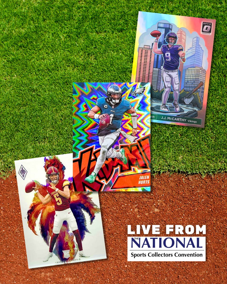 RealBreaksLive's tweet image. Real Sportscards is breaking LIVE from the 2025 National in Chicago July 30 to August 3! 📢
Join us for Downtown, Colorblast, KABOOM! Chase Football Mixer PYT break on August 1st. Football fans won’t want to miss this one!
📲 Get the app and grab your spots when they drop:…