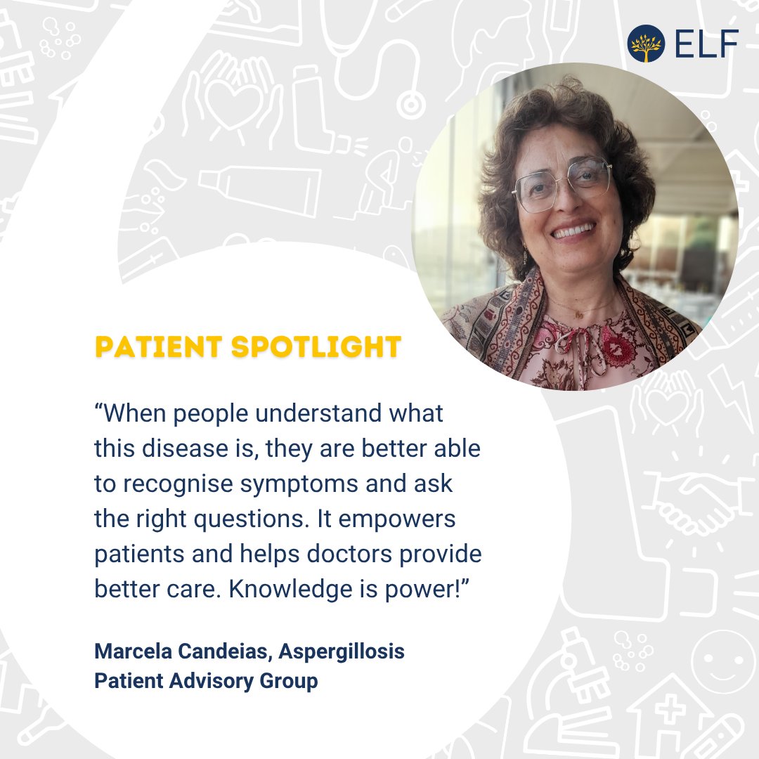 EuropeanLung's tweet image. 💬” Knowledge is power! It gives you the confidence to speak up, to understand your treatment options, and to push for the support you need."
For July’s Patient Spotlight, Marcela is sharing her #aspergillosis diagnosis journey.
Read more: europeanlung.org/en/news-and-bl…