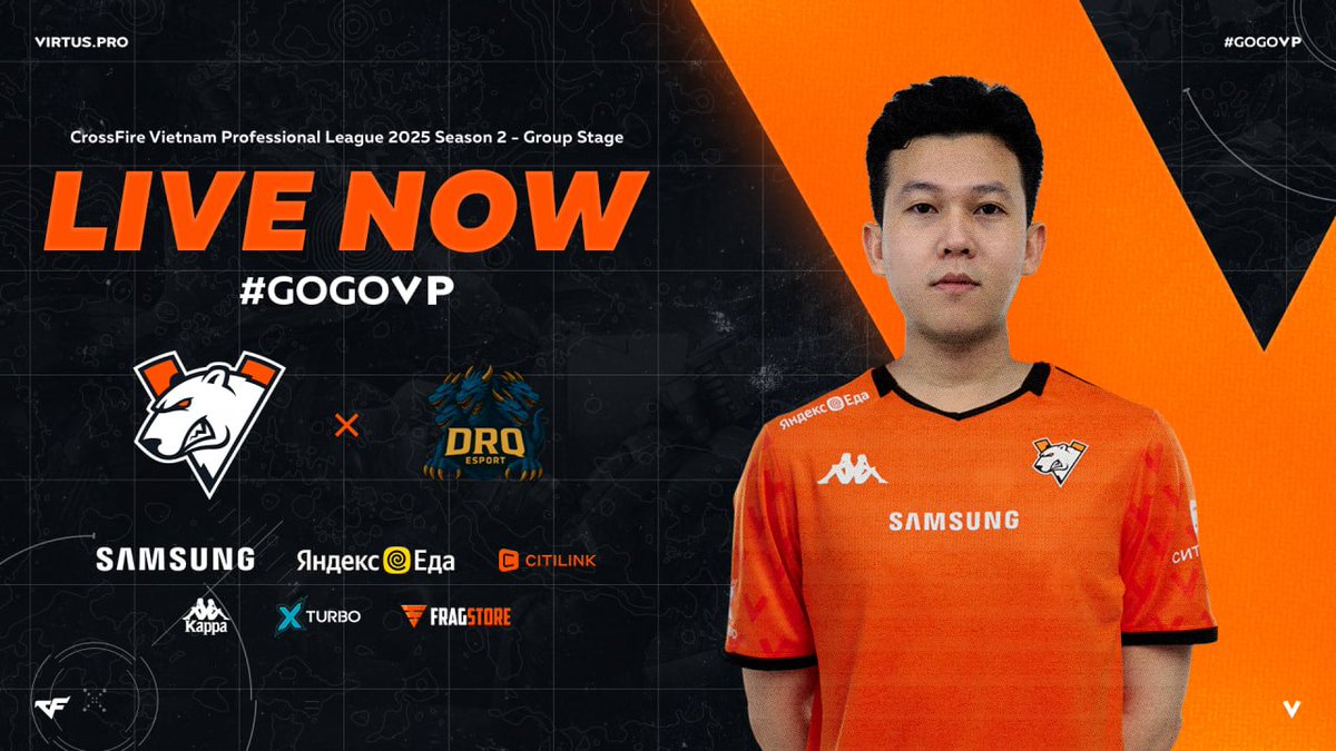 virtuspro's tweet image. Another challenge on the road to the top of CrossFire VPL 2025 Season 2. Today we face off against DRQ Esports, tune in the stream👇
LIVE: youtube.com/watch?v=AVAgSU…
#CrossFire #GOGOVP