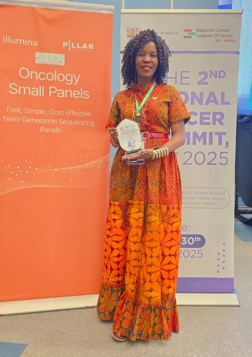 AKUMCEA's tweet image. Dr @m_mutebi Assistant Professor at @AKUMCEA has been honored with a national award for her outstanding contributions to the fight against cancer in Kenya and across Africa. The recognition was presented during the 2nd National Cancer Institute Summit. Congratulations Dr Mutebi!