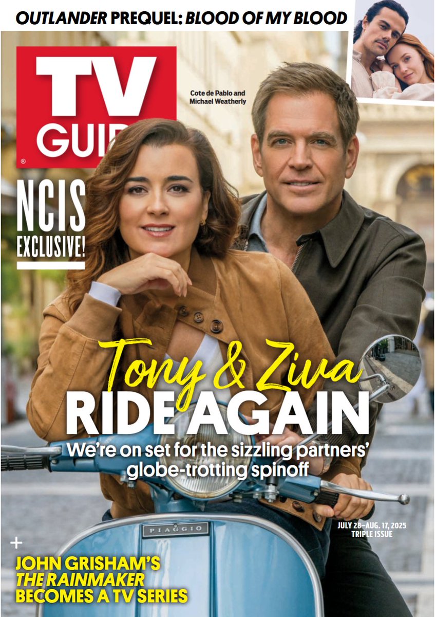 CotedePabloES's tweet image. 🗞️📰  TV Guide Magazine edition with Cote de Pablo and Michael Weatherly on the cover and an exclusive interview on ‘NCIS: Tony and Ziva’ inside.

Now on stands! 💥

#NCISTonyandZiva #NCISverse #CotedePablo #MichaelWeatherly #Tiva