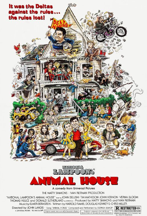 80stees's tweet image. Animal House was released on this date in 1978 🎬😂