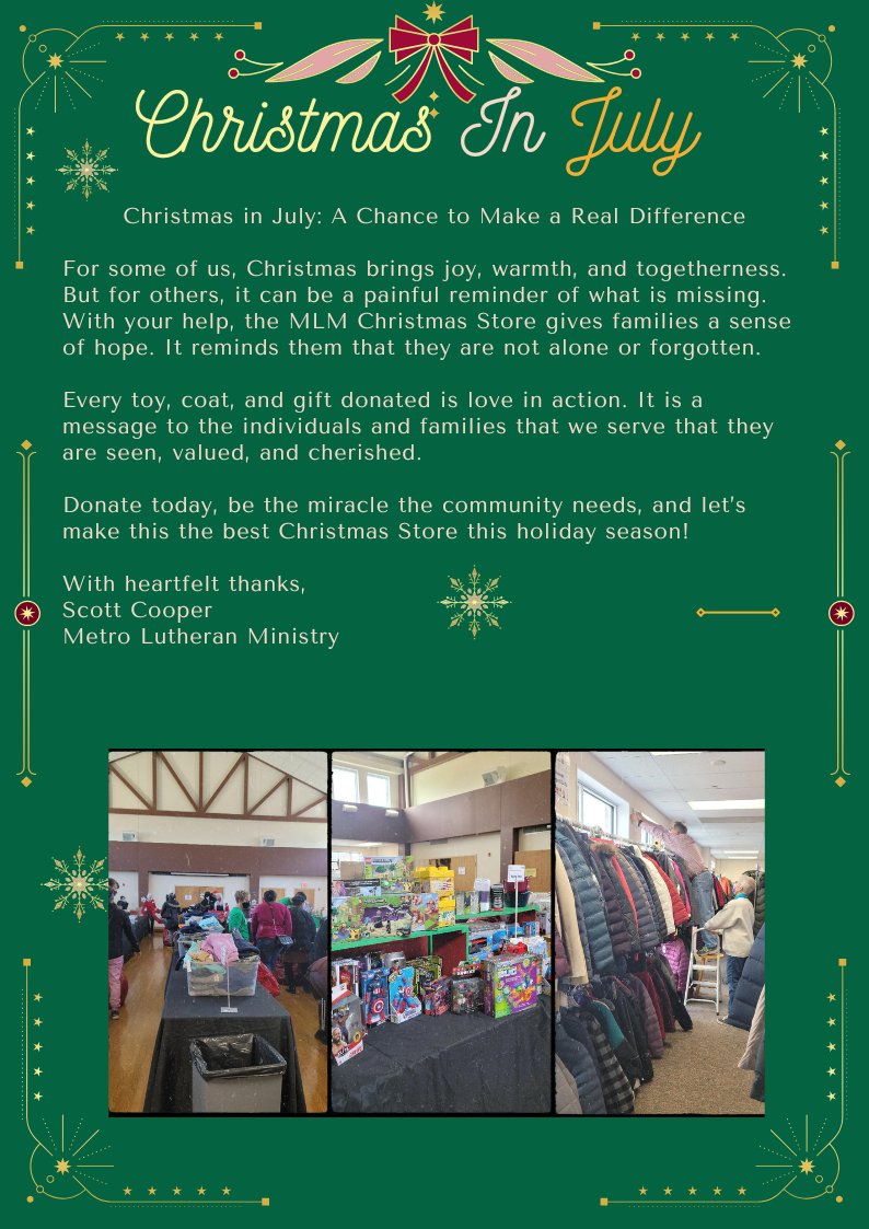 Your Support Can Make Christmas Happen—Now! Donate today to support a family's opportunity to enjoy the season!
loom.ly/s4zhR1E