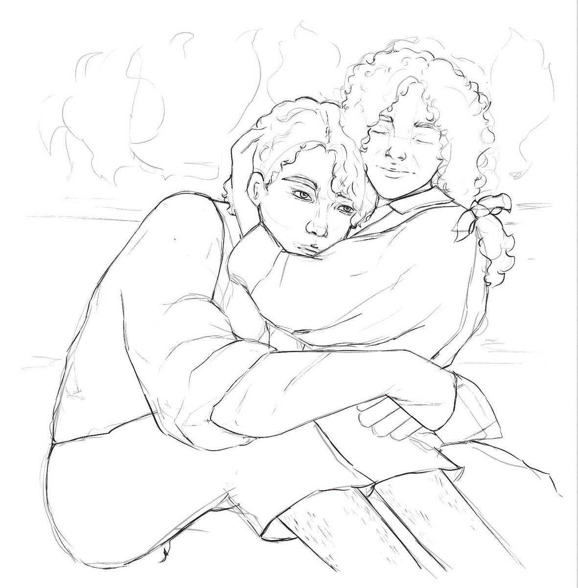 someone tell 11 year old leo that i am now able to draw hunger games fanarts anyways #haydove if gumdrops didnt exist