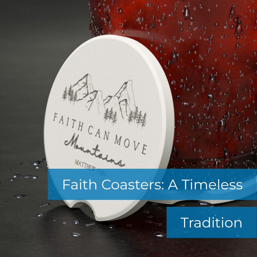 MyFaithMyFather's tweet image. Faith-based coasters date back centuries, used in monasteries to protect tables with designs reflecting beliefs. Today, they blend function with inspiration. Explore our collection at MyFaithMyFather! #FaithAndFunction myfaithmyfather.com