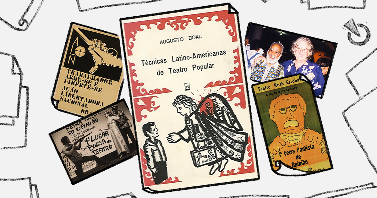 Tricon_pt's tweet image. 50 anos após a publicação de Técnicas Latino-americanas de teatro popular, revisitamos a perspectiva de Augusto Boal de uma “revolução copernicana ao revés” para reivindicar o Sul Global como o centro da imaginação artística e política.
Boletim de Arte: thetricontinental.org/pt-pt/boletim-…