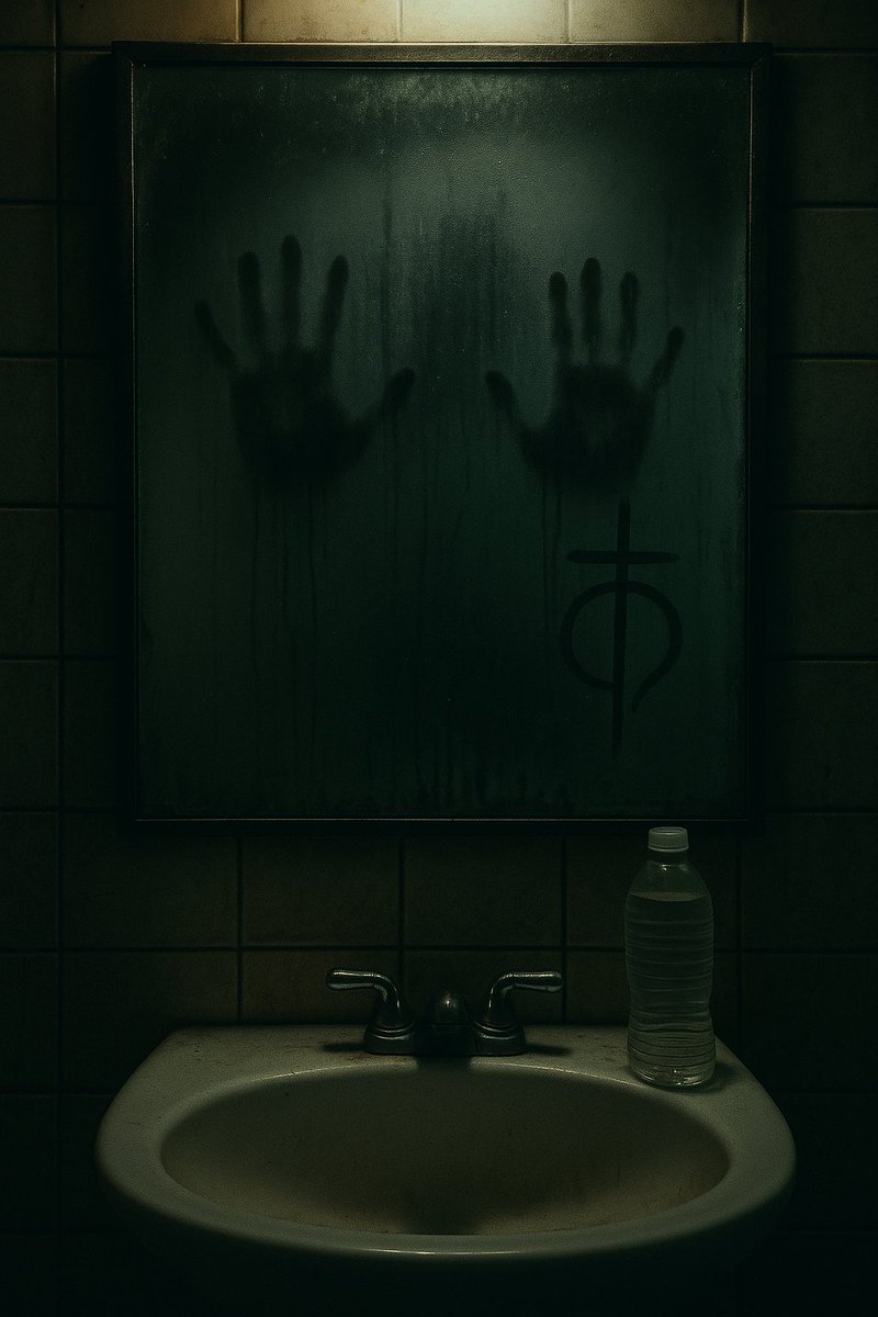 Mondays hit different when your reflection blinks after you do.
Drink water. Avoid mirrors.
#HollowTheBody #Veilwalkers #ParanormalMonday