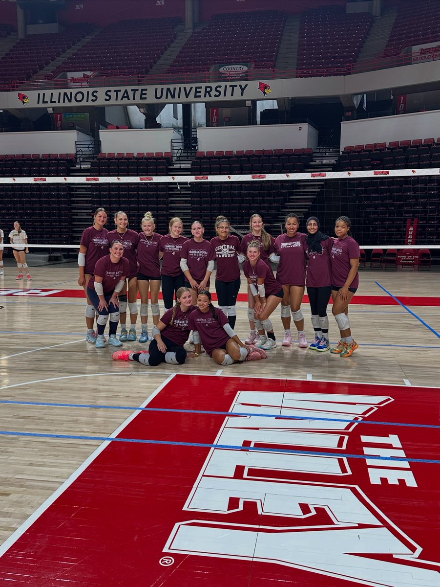 Playing 6 matches at Redbird Arena today against some of the top teams in Illinois!