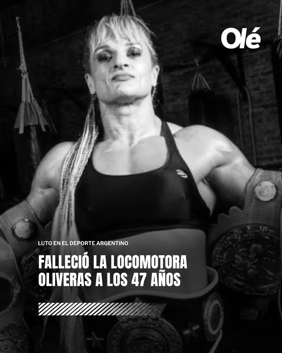 Falleció la Alejandra "Locomotora" Oliveras a los 47 años ⚫️

🙏 Descansá en paz, campeona