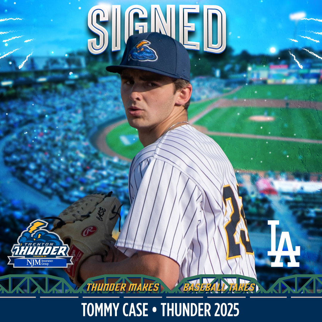 Trenton Thunder⚡ (@trentonthunder) on Twitter photo 🖊️SIGNED!🖊️
Thunder Pitcher Tommy Case signed with the <a href="/Dodgers/">Los Angeles Dodgers</a> as a UDFA!
#TrentonMakesBaseballTakes⚾️ 🖊️SIGNED!🖊️
Thunder Pitcher Tommy Case signed with the <a href="/Dodgers/">Los Angeles Dodgers</a> as a UDFA!
#TrentonMakesBaseballTakes⚾️