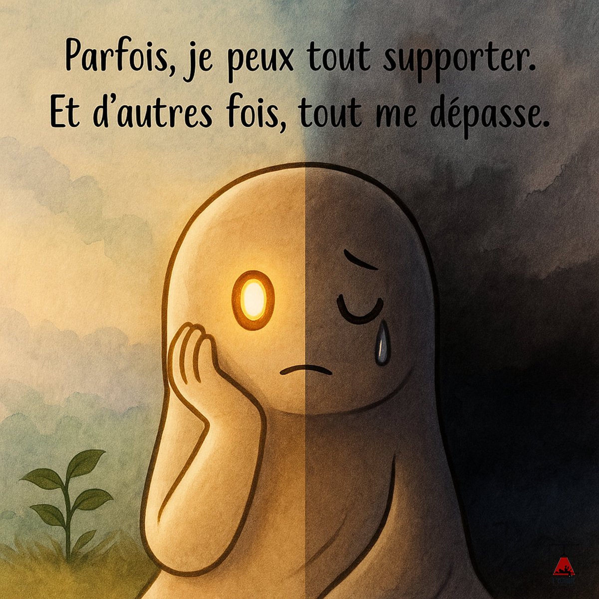 Ecriture2's tweet image. Il y a des jours où l’on éclaire les autres. Et des jours où l’on cherche juste à ne pas s’éteindre.