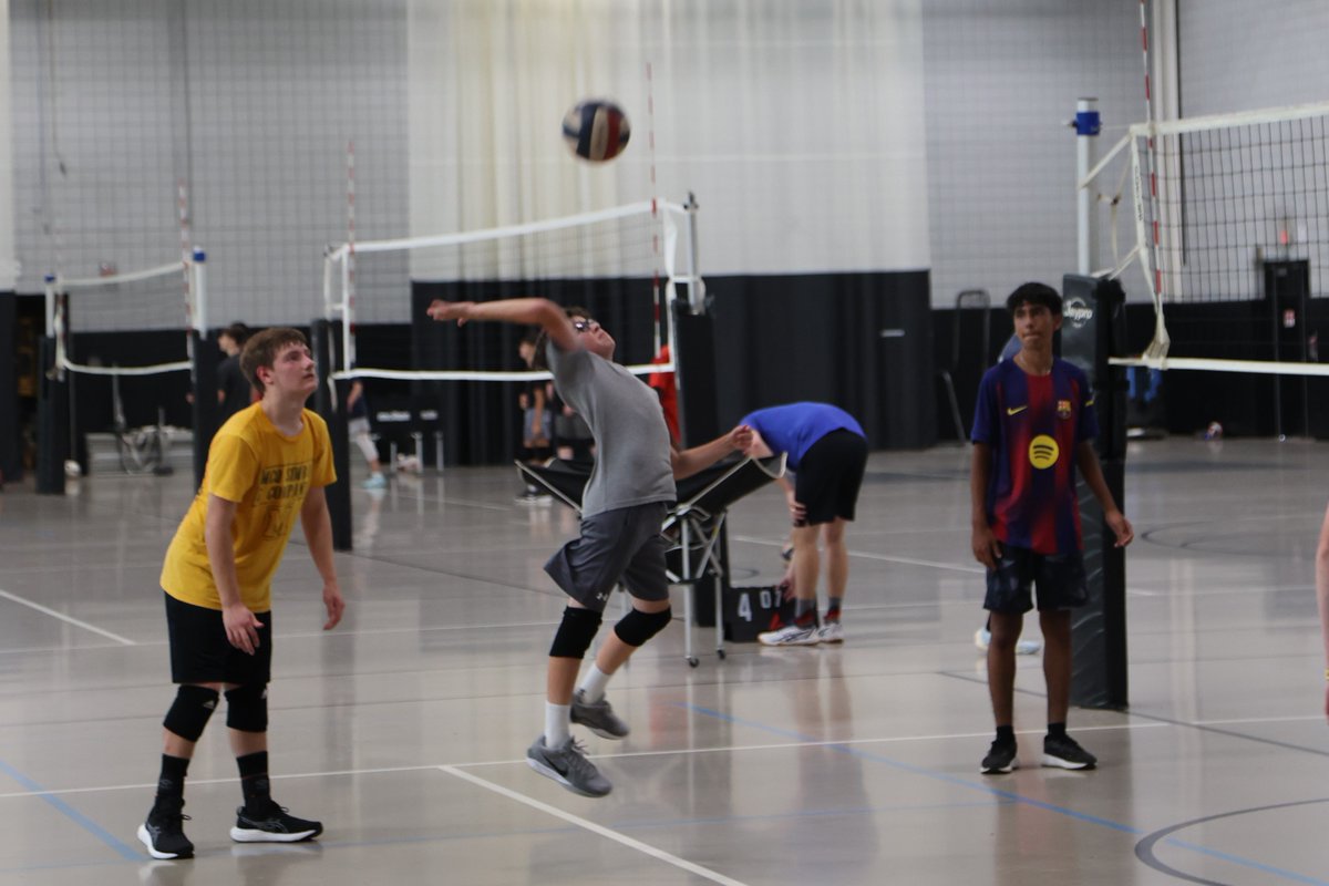 Day 1 of volleyball camp is in the books! Over the next two weeks, the Deborah and John DiMarco, ’60 Field House will be full of life as camp continues.
