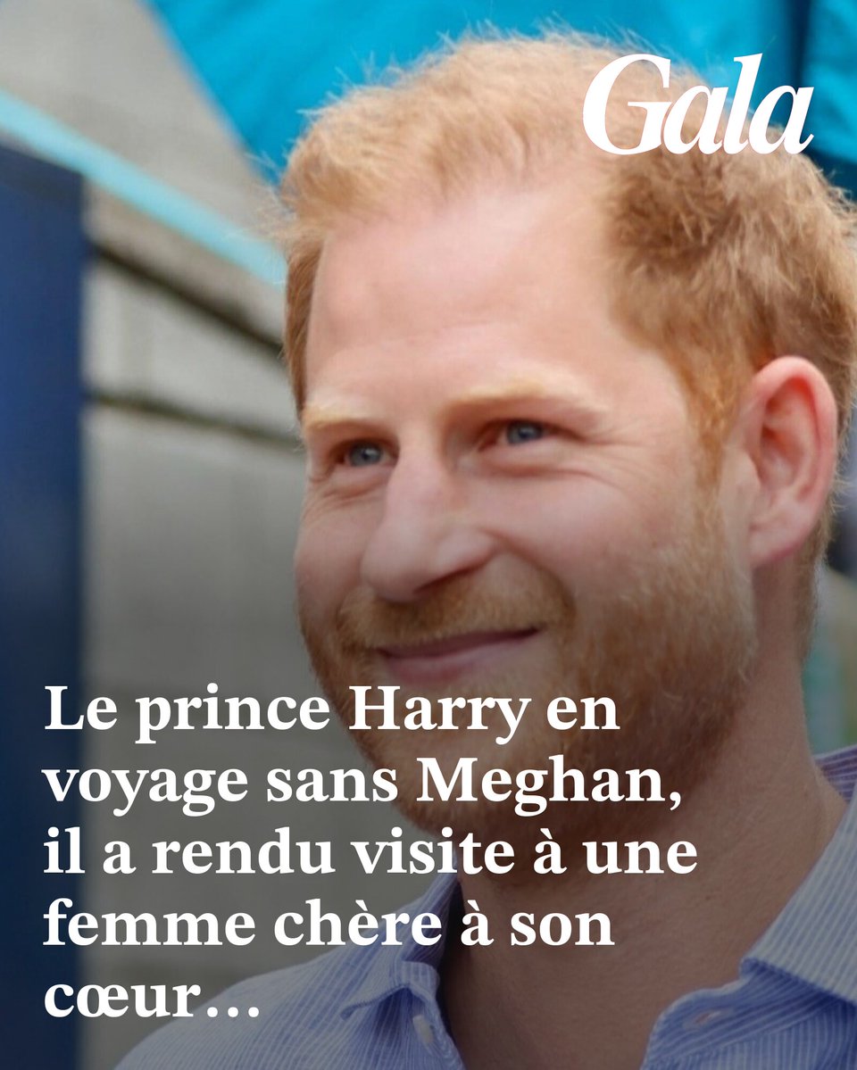 GALAfr's tweet image. Le prince Harry en voyage sans Meghan, il a rendu visite à une femme chère à son cœur…
➡️ l.gala.fr/CxD