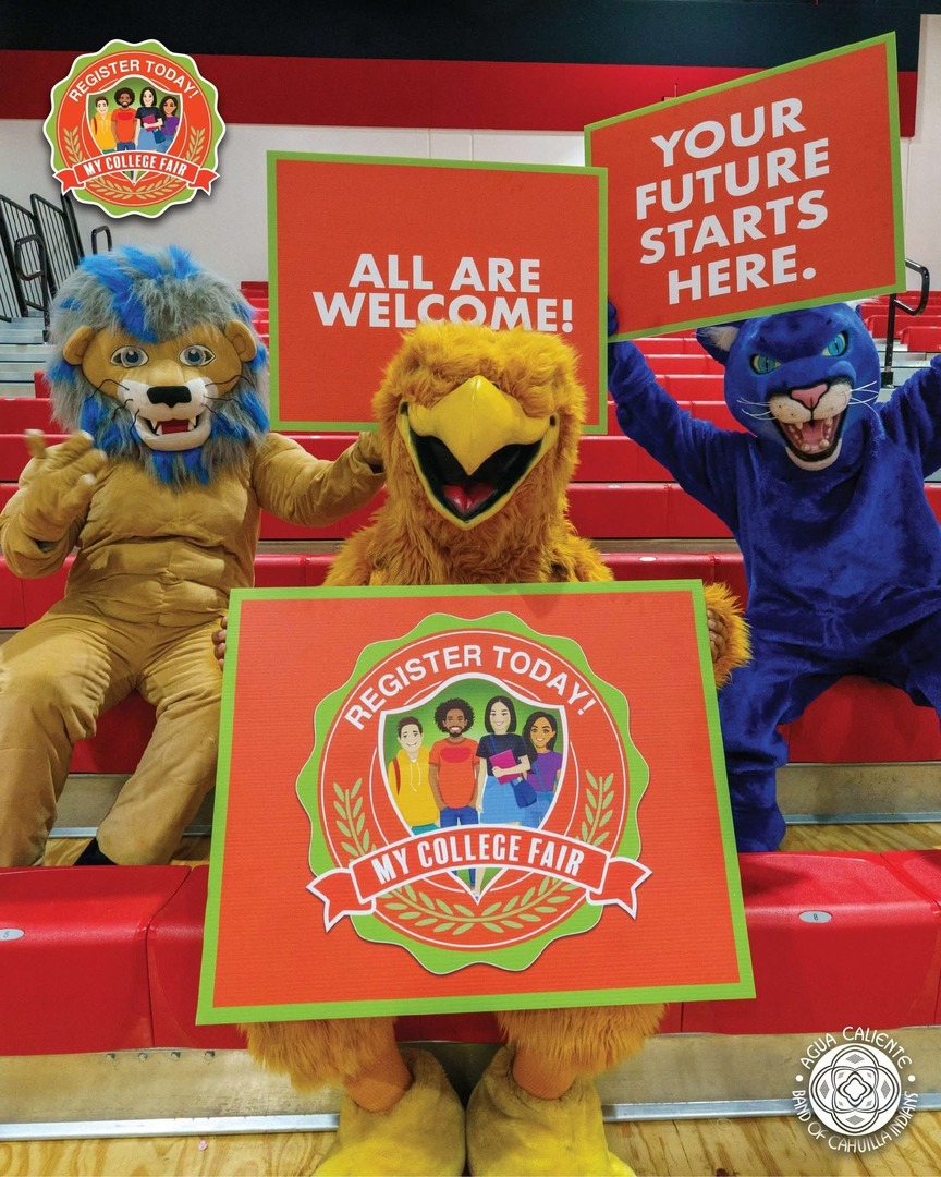 #MyCollegeFair 2025 is coming to the Coachella Valley! 📣 

🎓 College &amp; Career Fair: Thur. 9/18
🎓 Fall Transfer Fair: Mon. 9/29
📲 MyCollegeFair.com

#AguaCalienteRM #ACBCI #CollegeoftheDesert #EdisonIntl #OneFutureCV