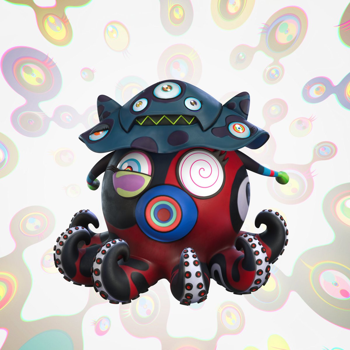 KD85359830's tweet image. Happy Murakami Monday. For the art.  For the culture. For the community.

Go create something. @takashipom @RTFKT @MFTMKKUS #CloneX