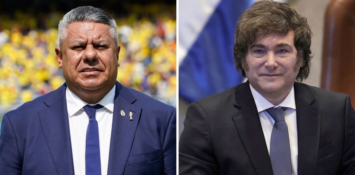 MILEI CONTRA LA AFA: LOS CLUBES DEBERÁN PAGAR MÁS DEL DOBLE POR APORTES Y CONTRIBUCIONES

Lectura rápida
El Gobierno dispuso que desde el 1° de agosto la alícuota de aportes y contribuciones de los clubes pase del 7,5% al 13,06%, con un 5,56% extra por 12 meses para cubrir