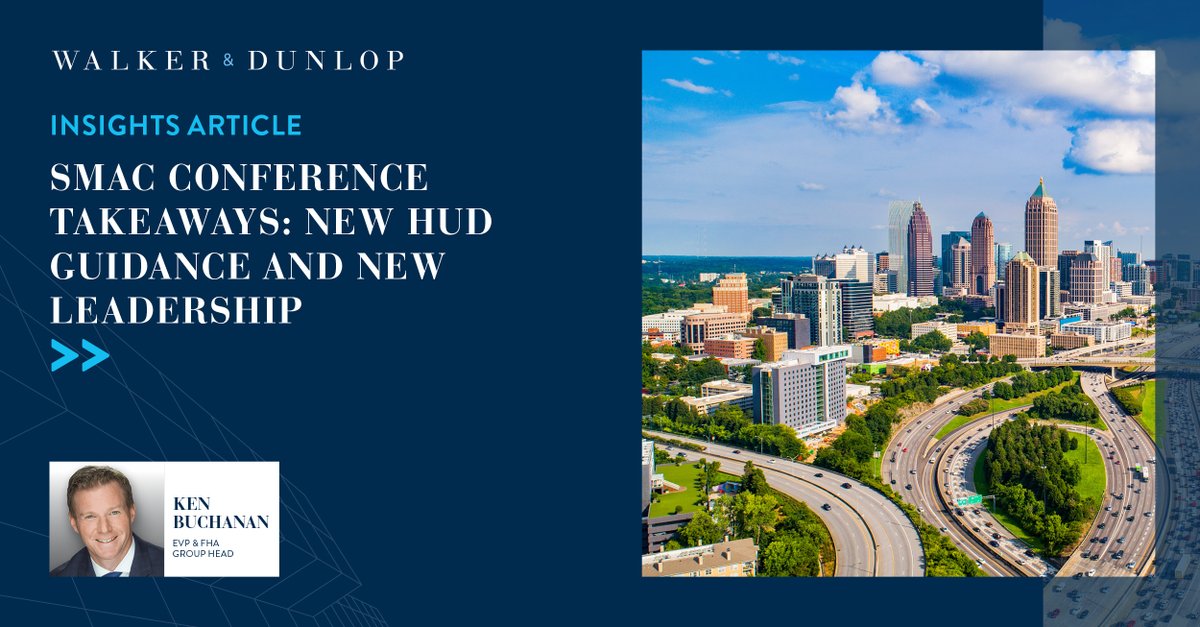 Throwback to the 2025 SMAC Conference!

Ken Buchanan joined fellow HUD lenders and industry stakeholders in Atlanta for key updates on FHA lending.

Dive into key takeaways: bit.ly/3GrrtZP

#HUD #FHAFinance #MultifamilyLending #AffordableHousing #CRE #WalkerDunlop