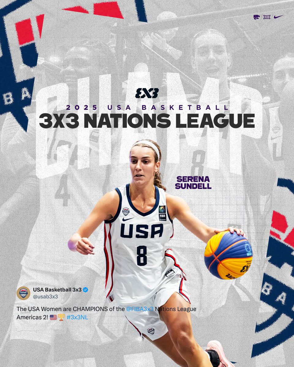 CONGRATS TO THE #3x3NL CHAMPS! 🏆🇺🇸