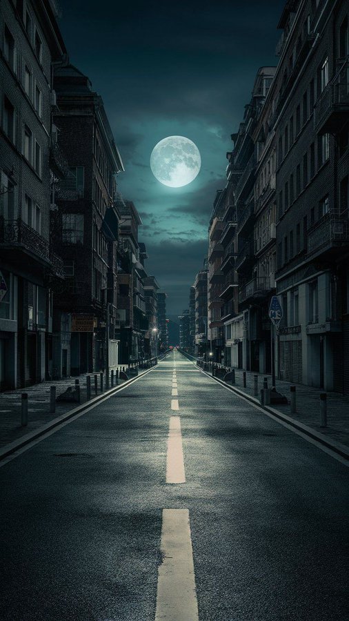 🌙 "وفي سكون الليل، تهمس الأحلام: غدًا أجمل، فقط آمن بذلك ❤️✨"