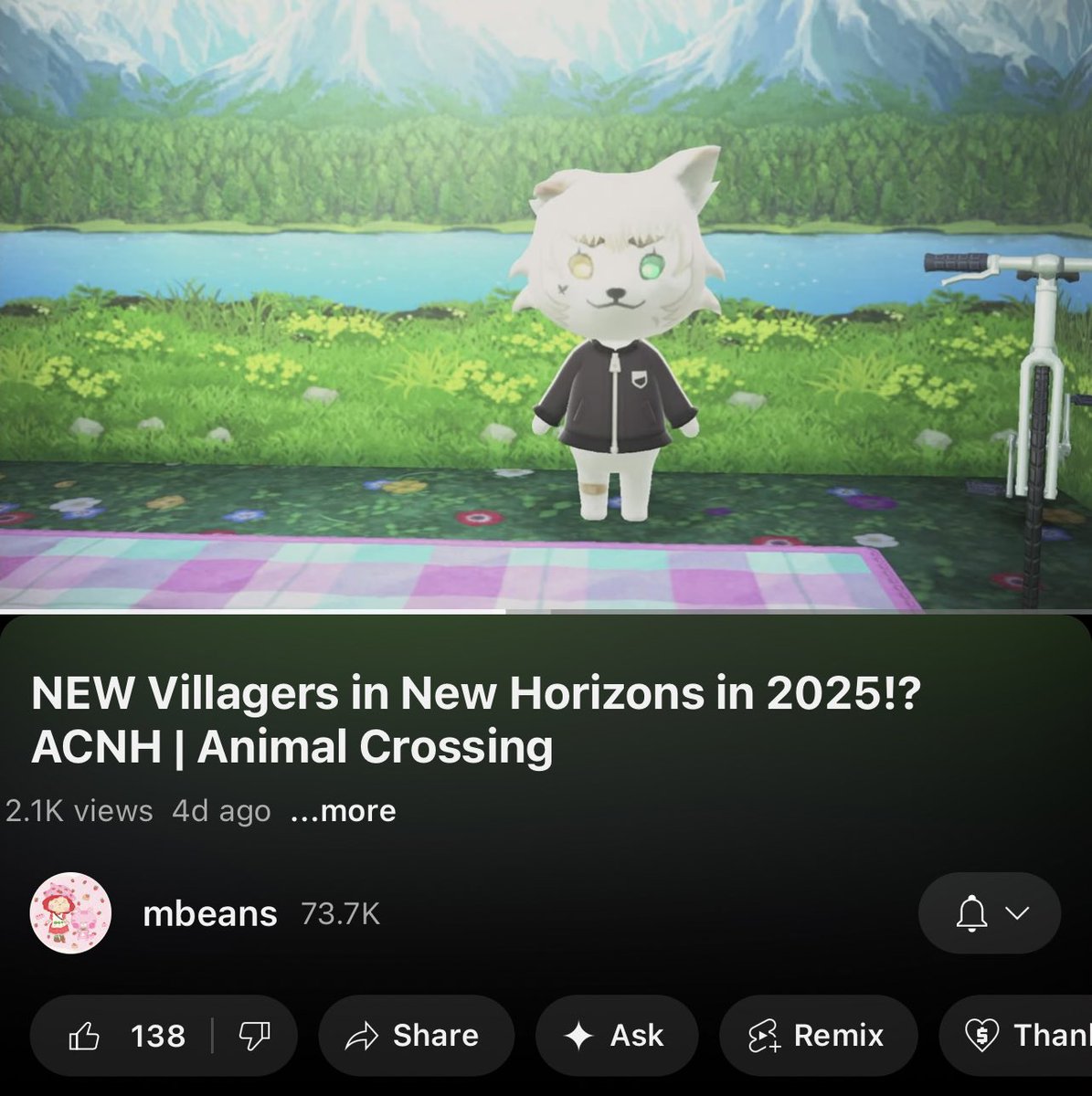 orangeisborange's tweet image. Just wanted to say thank you again to @InnerMobius for helping me on this project, but also to mbeans for showcasing this on their YouTube Channel! 

I'm happy to see Riki and @rennslyaer get shown around more in the Animal Crossing Modding Community! 🥺❤️