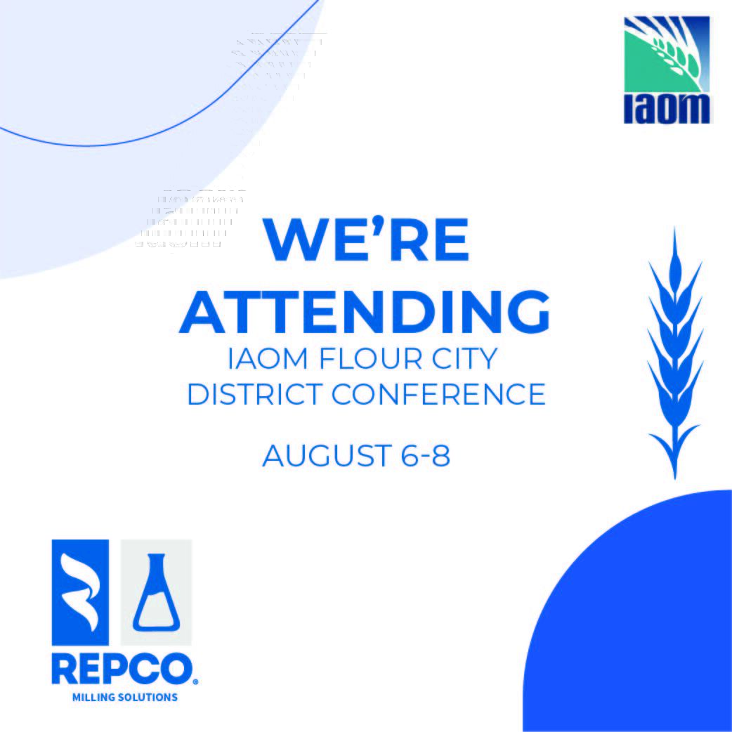 REPCOWORLD's tweet image. Catch us at the IAOM Flour City District Conference August 6-8! We can't wait to see you there! 

#repco #milling #forgoodnesssake