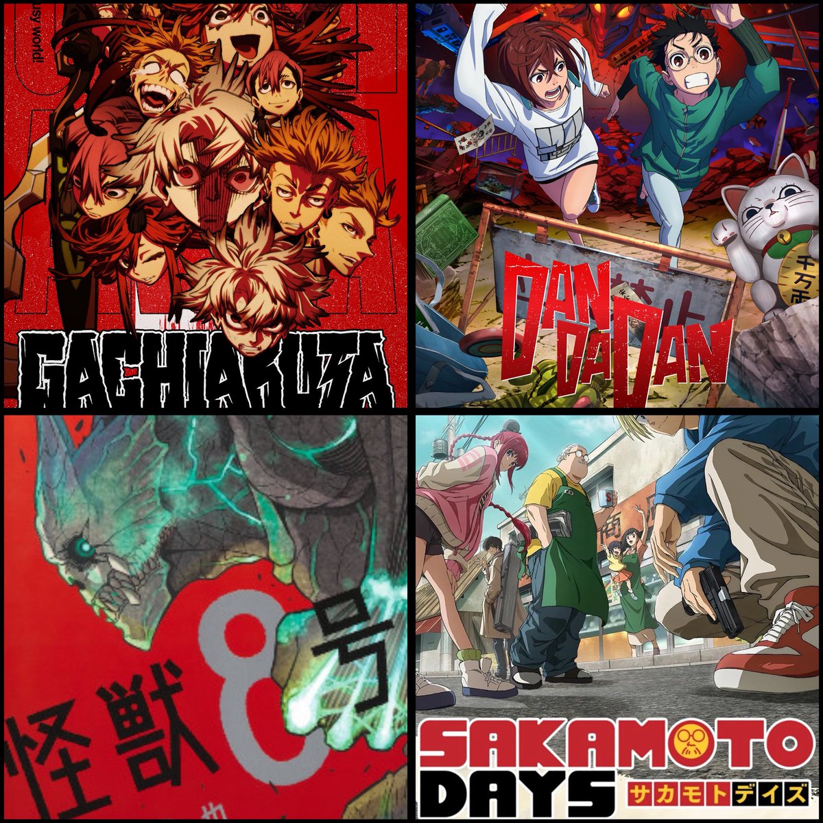 4 Animes I currently enjoy watching 😮‍💨