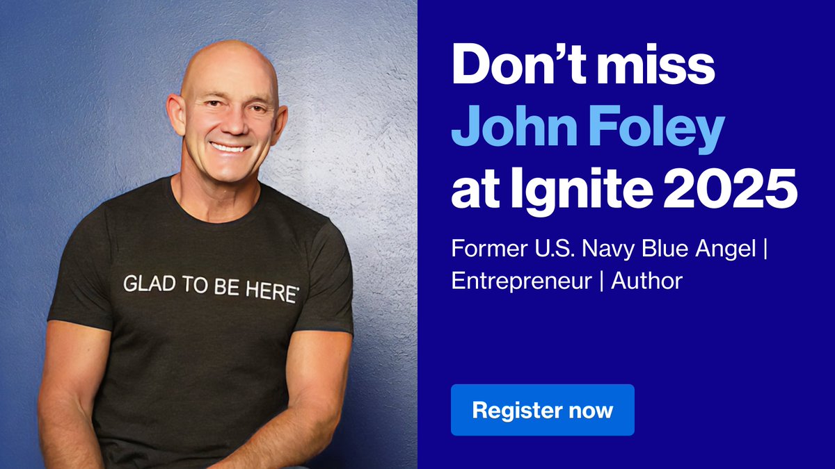 Leadership and performance under pressure? It’s just another day at the office for our keynote speaker at Ignite 2025, former U.S. Navy Blue Angel, John Foley. Don’t miss out. Register now: servicetitan.info/4aRgEuZ