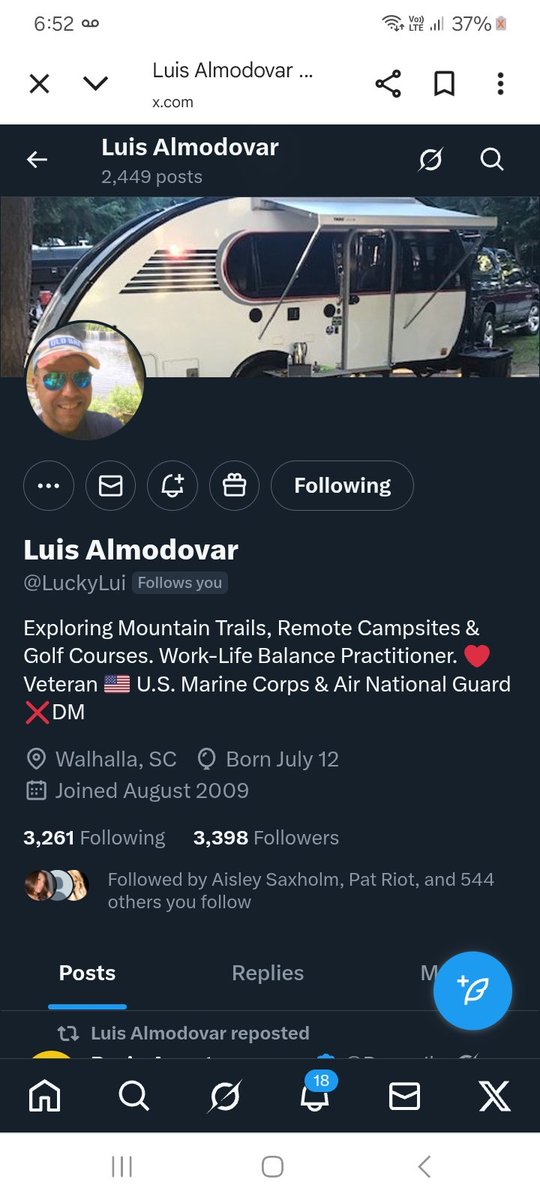 KJW (@hawkesbay69) on Twitter photo Can we get some new friends for <a href="/LuckyLui/">Luis Almodovar</a> a veteran please follow, repost ๐ช ๐ซถ ๐ ๐ฅ ๐ฏ ๐บ๐ธ ๐ซก Can we get some new friends for <a href="/LuckyLui/">Luis Almodovar</a> a veteran please follow, repost ๐ช ๐ซถ ๐ ๐ฅ ๐ฏ ๐บ๐ธ ๐ซก