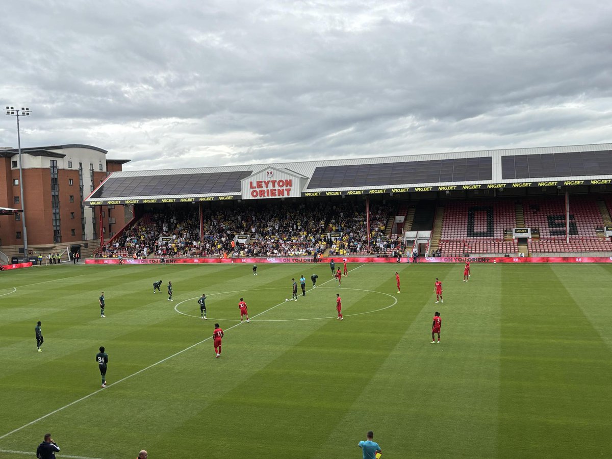 Watford fans at Leyton Orient on Saturday 

#WatfordFC