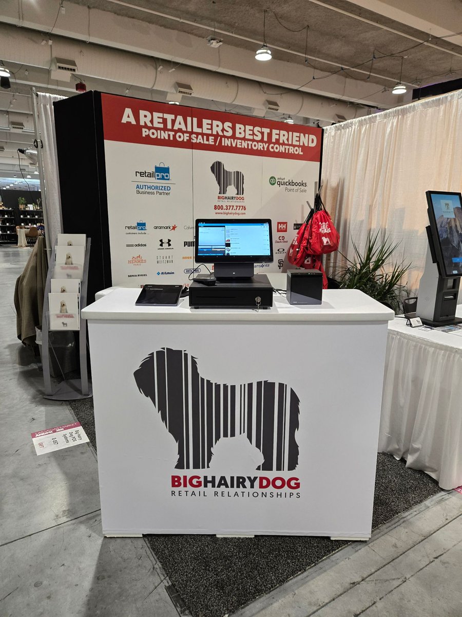 🎁 Catch us at the Las Vegas Gift Market Show with our partner Big Hairy Dog!

📍 Booth E-557
✨ Featuring our kiosk + PAX Elys devices powered by eMobilePOS
🔗 Integrated with RetailPRO &amp; QuickBooks

Say hi to Matt Glaize! 🚀

#eMobilePOS #RetailTech #POS #LasVegasGiftMarket