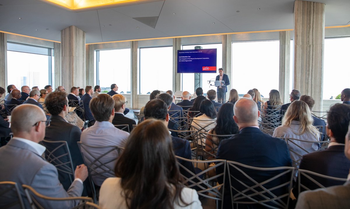 Investment in sport led regeneration conference in NYC 🇺🇸 organised by the British consulate. The journey has begun.