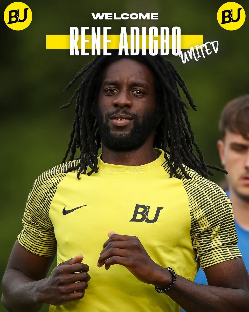 We are thrilled to announce that 𝐑𝐞𝐧𝐞 𝐀𝐝𝐢𝐠𝐛𝐨 has agreed to sign for Birmingham United ahead of the 25/26 season. 

Rene is available for sponsorship for the 25/26 season. If you’re interested in supporting Rene and promoting your name or business please get in touch.