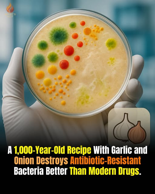 DailyHemo's tweet image. When  tested in labs, this ancient mixture eliminated up to 90% of  antibiotic-resistant MRSA bacteria, including stubborn biofilms that  modern antibiotics often fail to penetrate.