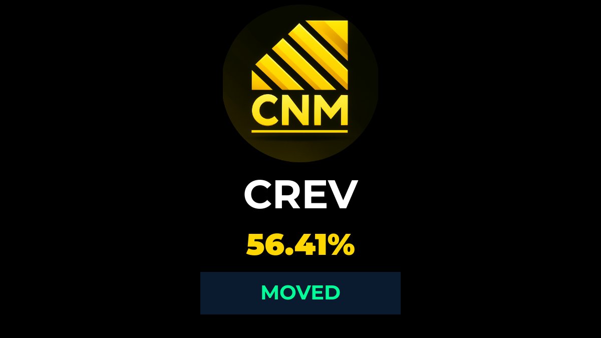 CoachNickMoney's tweet image. 🚀📈 $CREV exploded after conquering key resistance! Volume surged as it rocketed beyond that pivotal trendline. RSI reached into overdrive! ⚡🔍 #MomentumMadness