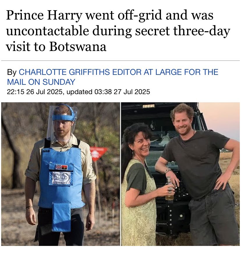 unreMARKLEble's tweet image. I’m sure #MeghanMarkle jotted that down in her little notebook of “Harry’s Misbehaviors” that she’ll whip out during divorce proceedings. 
That’s not a normal, healthy marriage. Going incommunicado for 3 days when you have children doesn’t bode well for the future of your…