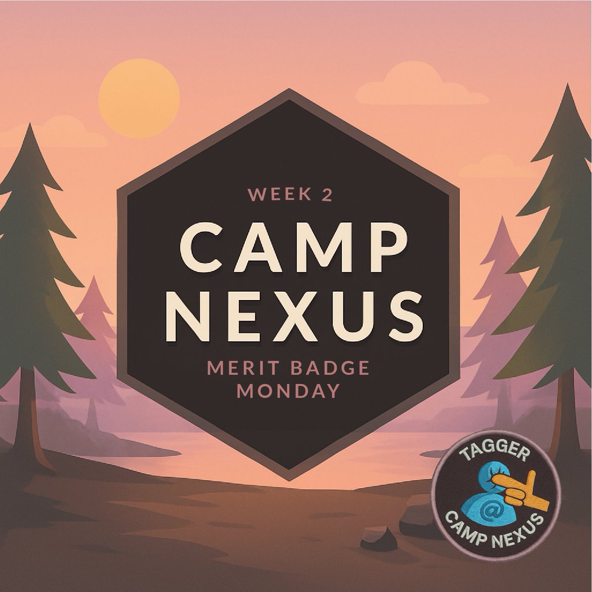 Merit Badge Challenge: the Tagger Badge

- Reply to this tweet with, "Join me at Camp Nexus!"
- @ a friend you want to bring to camp with you
- Include your Nexus OS Wallet address

Complete this challenge by 8/1, 3pm PT for 5,000 NEX Testnet III Points.