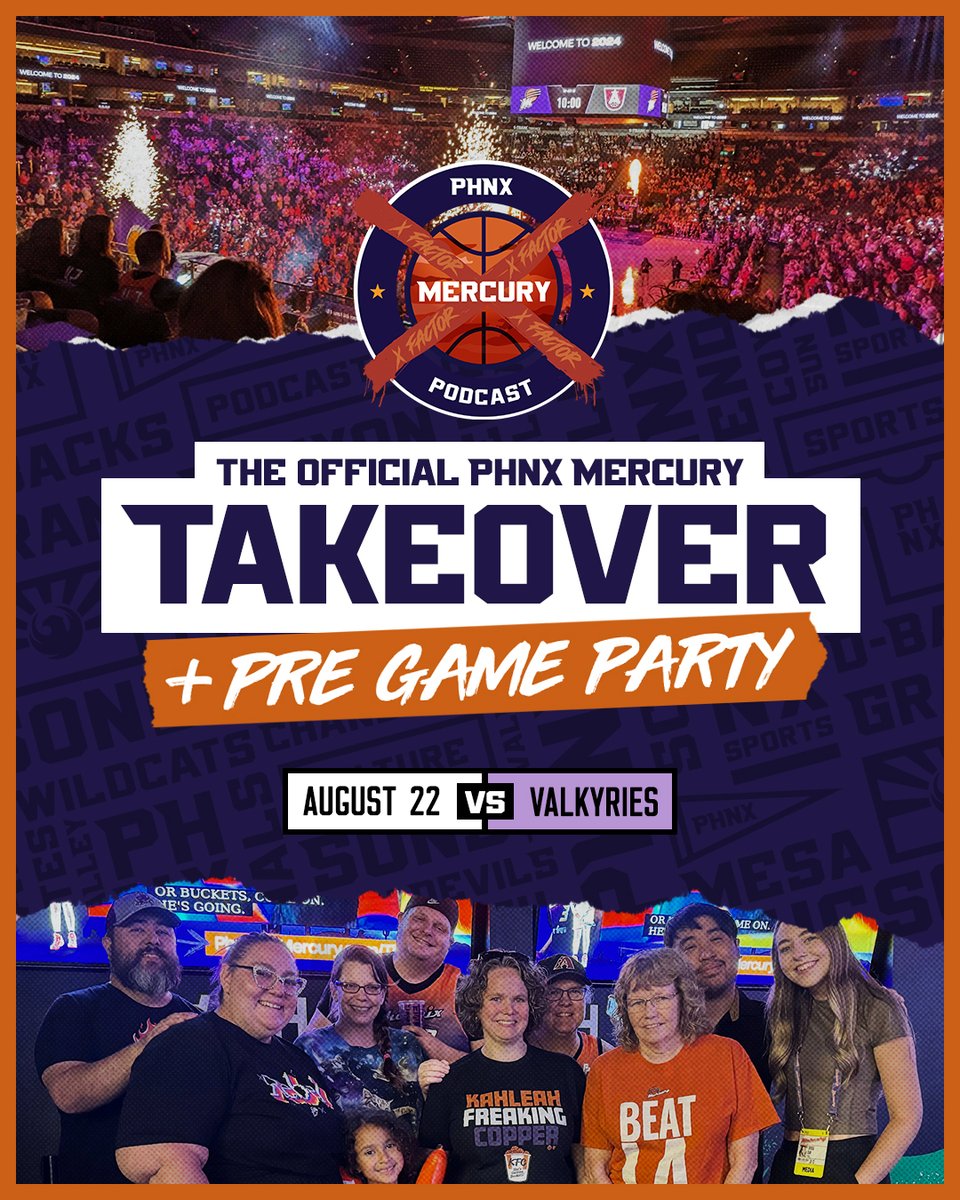 PHNX Sports (@phnx_sports) on Twitter photo .<a href="/PHNX_Mercury/">PHNX Mercury</a> is taking over PHX Arena on August 22nd š¤©
TICKETS: gophnx.com/event/phnx-mer⦠.<a href="/PHNX_Mercury/">PHNX Mercury</a> is taking over PHX Arena on August 22nd š¤©
TICKETS: gophnx.com/event/phnx-merā¦