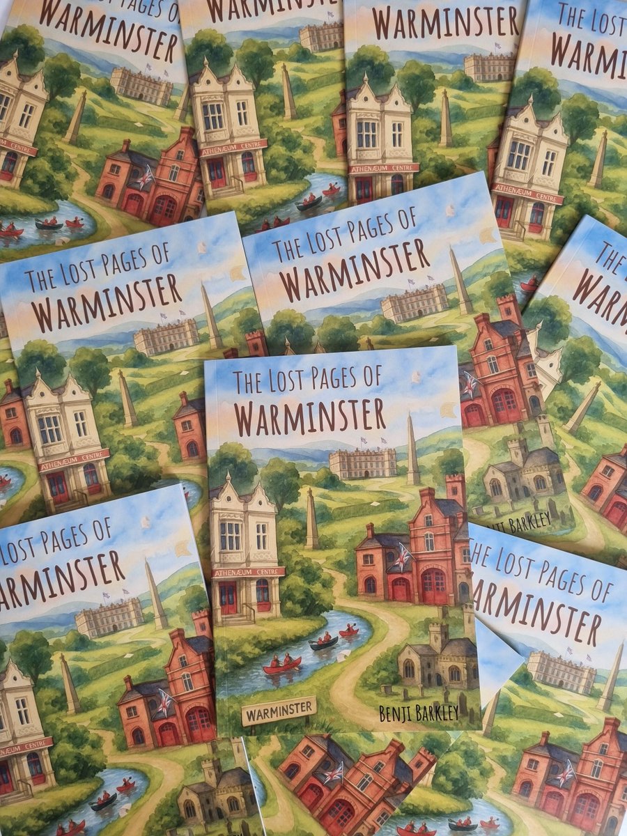 Our Warminster edition just went into its second print run—thank you! Local love makes all the difference. Have you found all the pages in the Pleasure Grounds yet? #Warminster #PictureBook