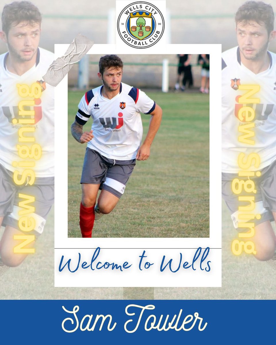 CityWellsfc's tweet image. 📝 🚨Welcome Sam Towler 💙

We are delighted to announce the signing of central midfielder Sam Towler, previously with Bridgwater united and most recently captain of Wellington, Sam brings a wealth of experience to the squad. 

Welcome Sam 🔵⚪️
