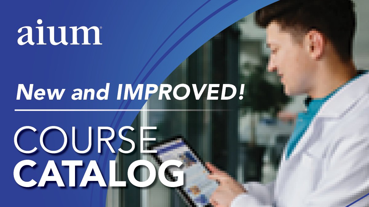 AIUMultrasound's tweet image. We’ve made it easier than ever to check out upcoming ultrasound education. Explore the new AIUM Online Course Catalog, where you can view upcoming events and courses, browse archived courses, and even request courses you'd love to see return. Check it out! bit.ly/4o6QBpx