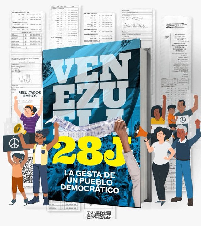 RELIALred's tweet image. 🗓️ A un año del 28 de julio de 2024
📍🇻🇪Venezuela eligió libertad.

Ese día, millones de venezolanos se movilizaron con coraje y esperanza. 

🌐 Hoy, te invitamos a visitar venezuela28j.com

📘 Allí puedes descargar un libro gratuito, un esfuerzo que sistematiza el logro…