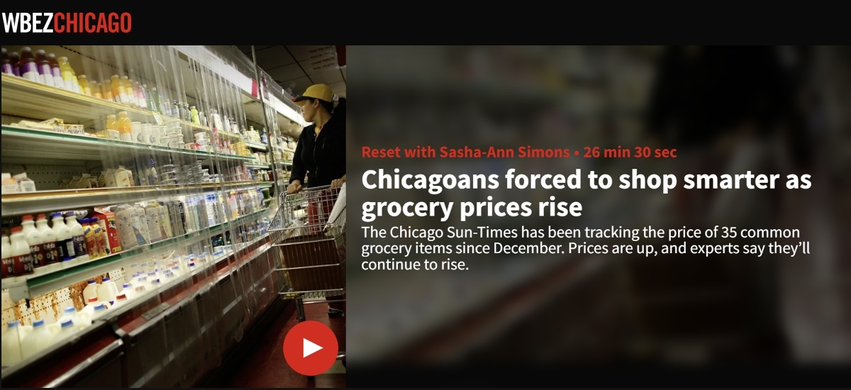 As the price of food increases, shoppers are adjusting their behavior, accelerating shifts across retail. McMillanDoolittle Director Amanda Lai joined NPR’s Chicago affiliate to discuss how consumers are adapting and what it means for retailers. bit.ly/41aOHdG