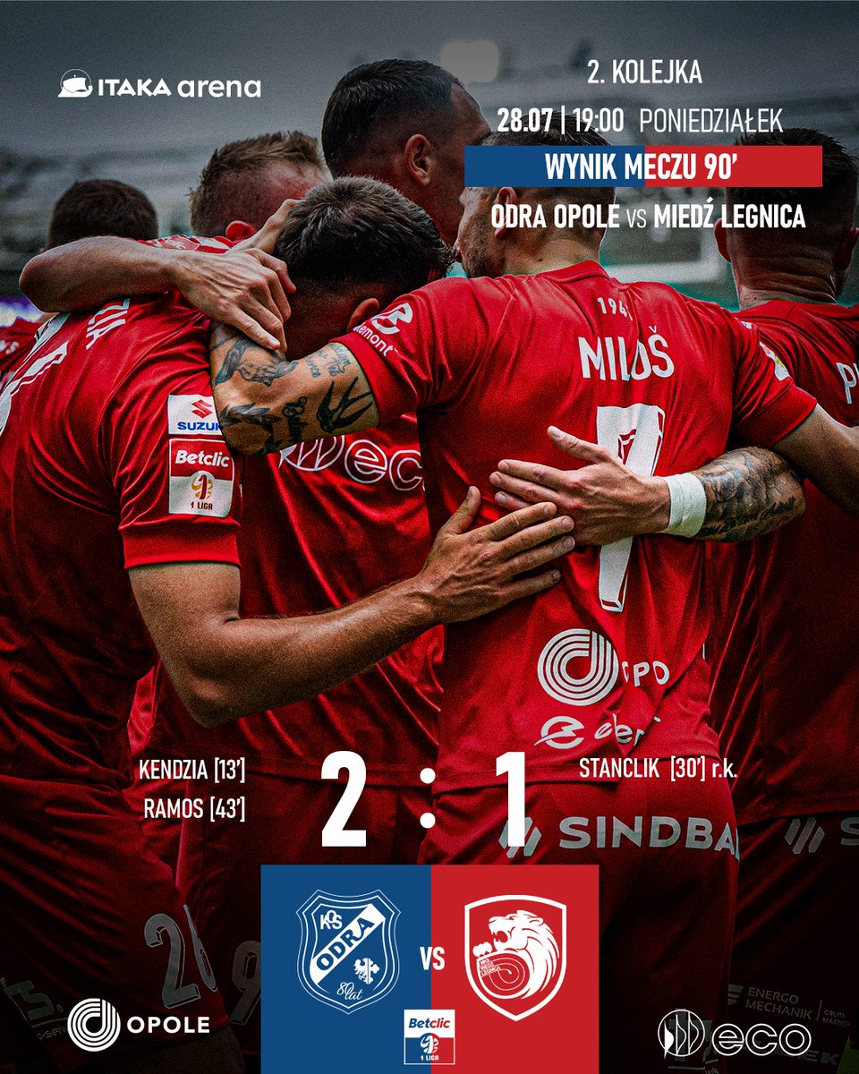 Wygrywamy z <a href="/MiedzLegnica/">MKS Miedź Legnica</a> 🙌